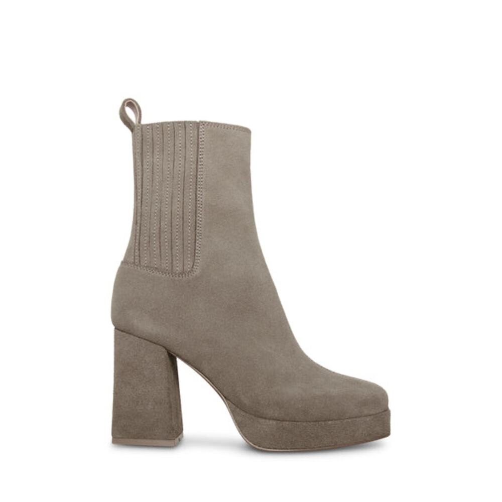 Blondo Rozalie Gray Waterproof Platform Ankle Boots Women’s 5.5